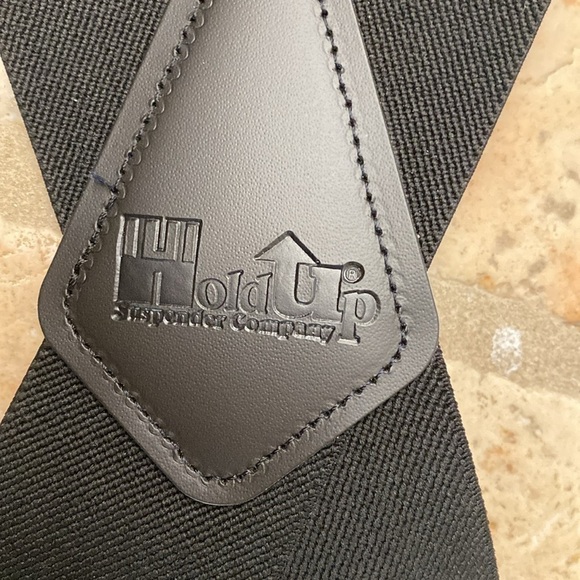 Hold up Suspender company black suspenders OS - Picture 2 of 7